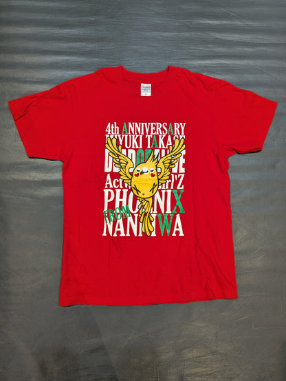 高瀬みゆき「4th ANNIVERSARY」Tシャツ②(レッド)
