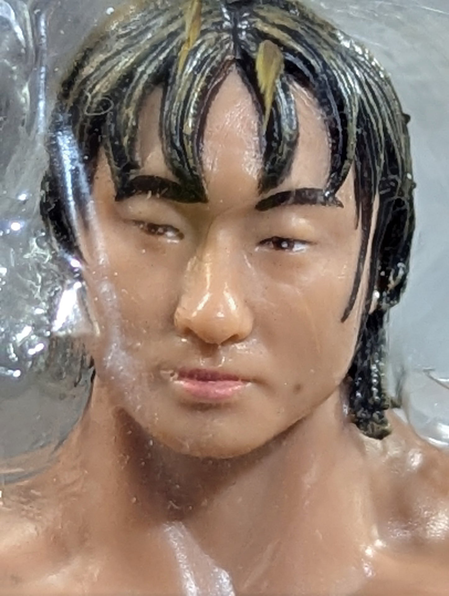 Show Funaki (blue tights)