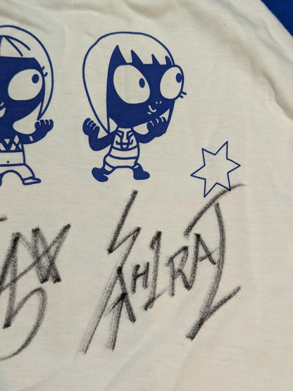 【紫雷イオ＆岩谷麻優＆翔月なつみ 直筆サイン入り】PLANET ラグランTシャツ