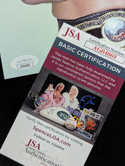★JSA★ リック・フレアー 直筆サイン入りポートレート