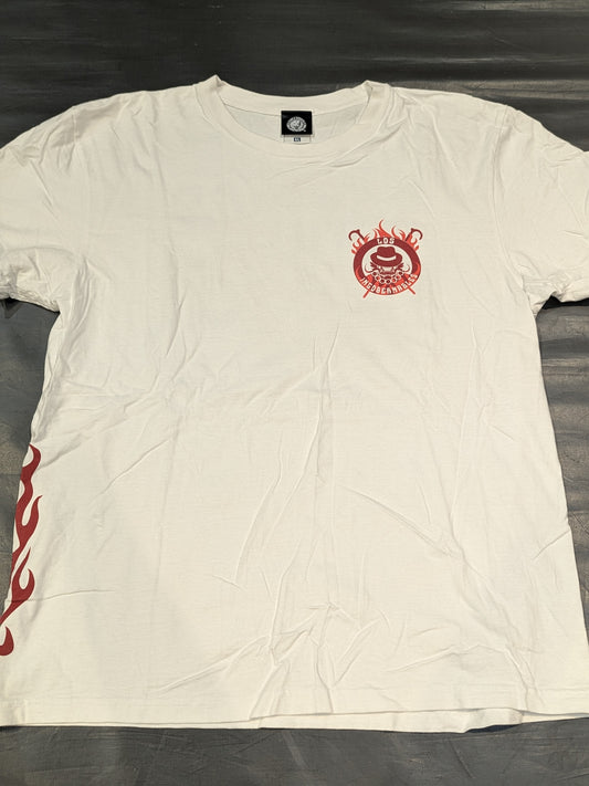 Shingo Takagi  "RAMPAGE DRAGON" T-Shirt (2) (White)