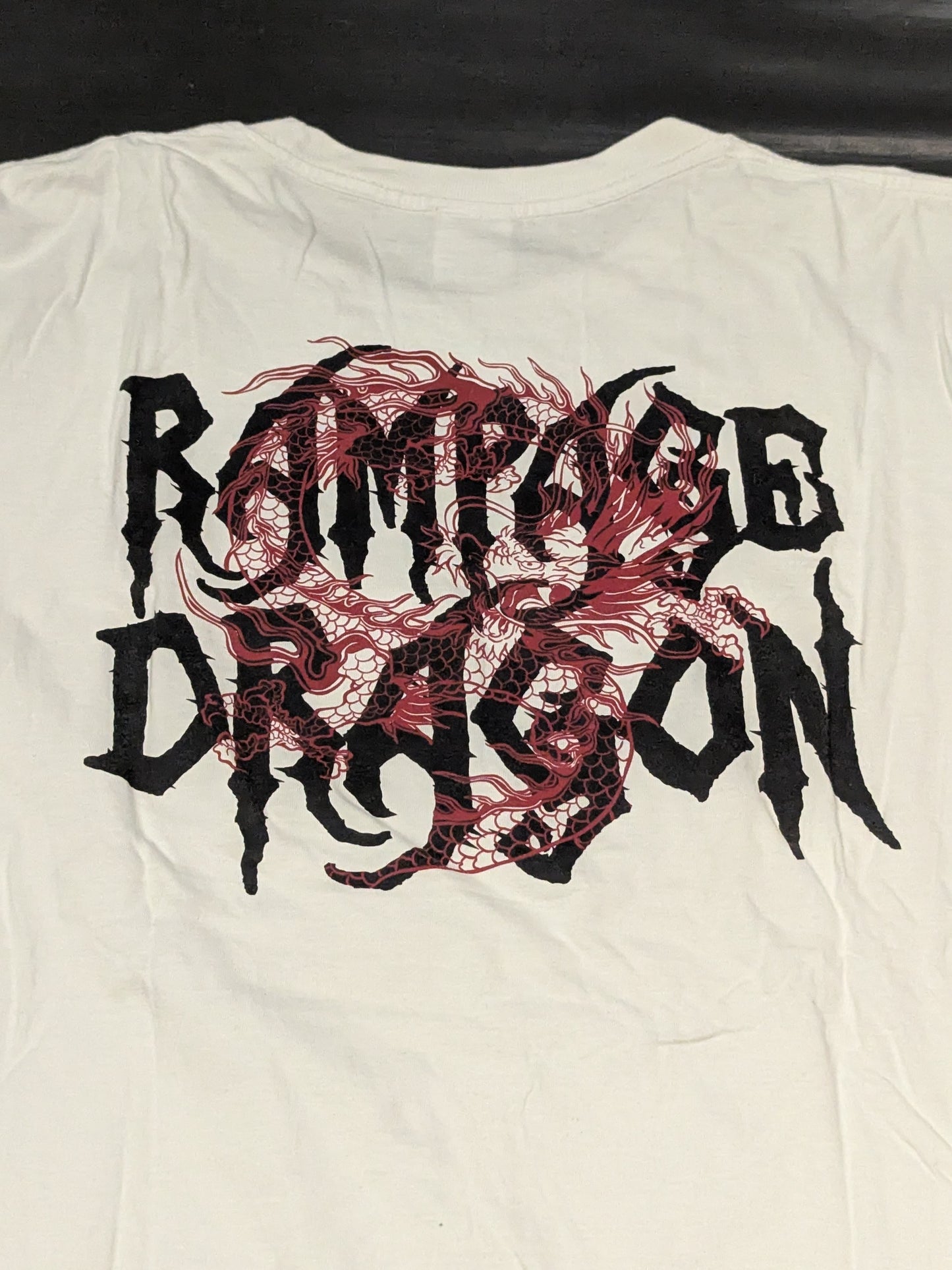 Shingo Takagi  "RAMPAGE DRAGON" T-Shirt (2) (White)