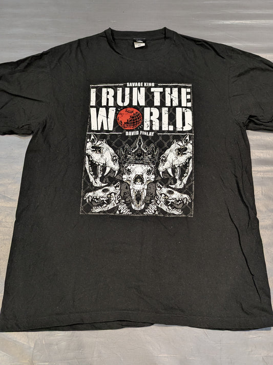 David Finlay "I RUN THE WORLD" T-shirt