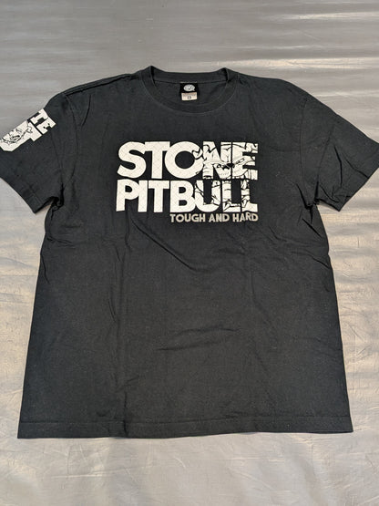 Tomohiro Ishii 'STONE PITBULL TOUGH AND HARD' T-Shirt (1) (Black)