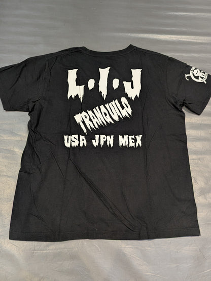 L・I・J Tシャツ③(ブラック×ホワイト)