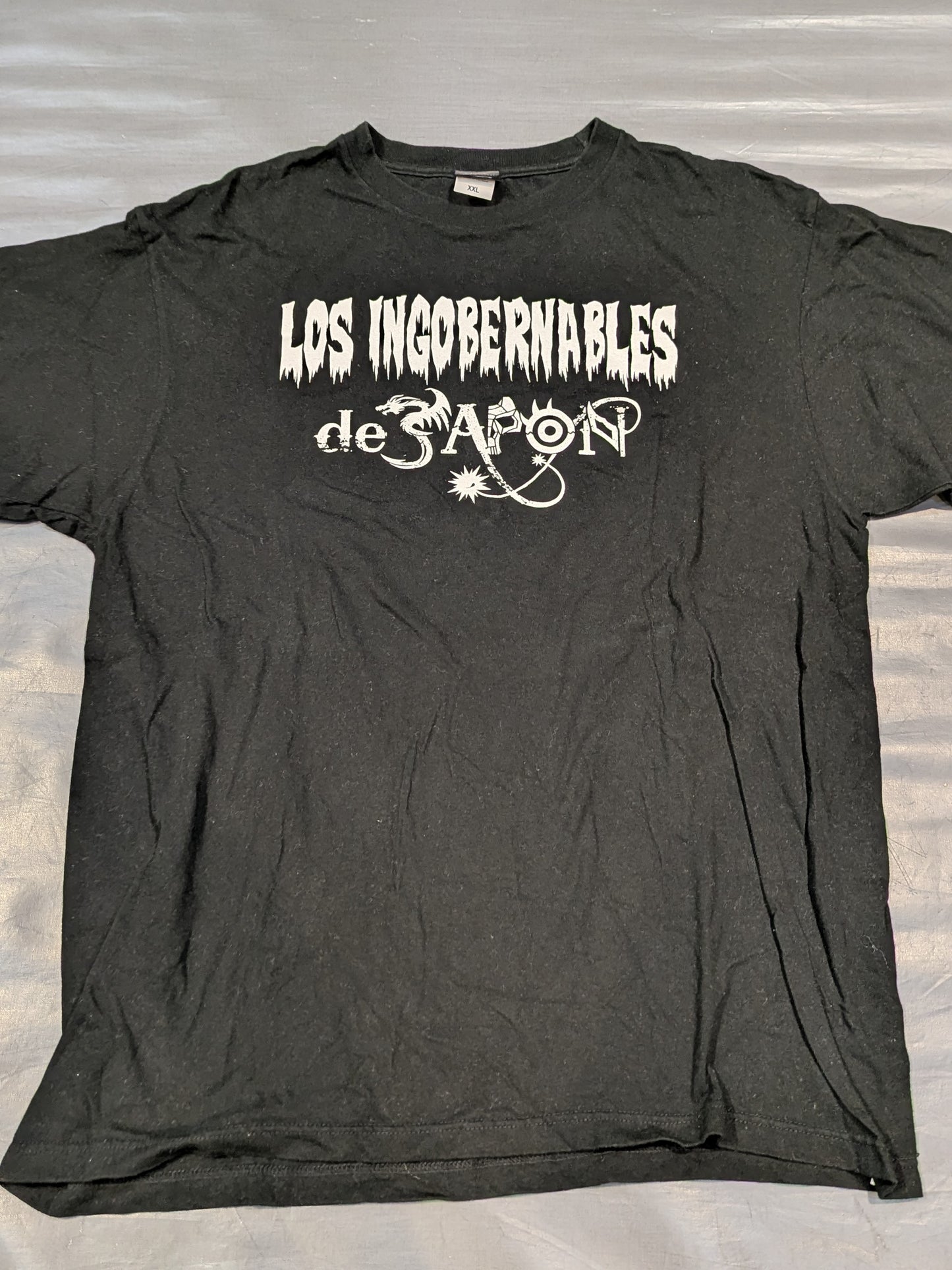 L.I.J. T-shirt (12) (Black× White)