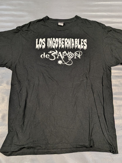L.I.J. T-shirt (12) (Black× White)