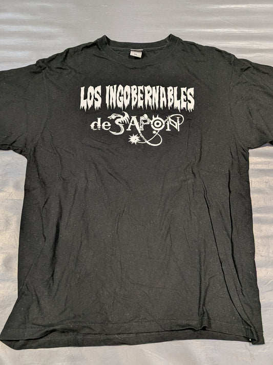 L.I.J. T-shirt (12) (Black× White)