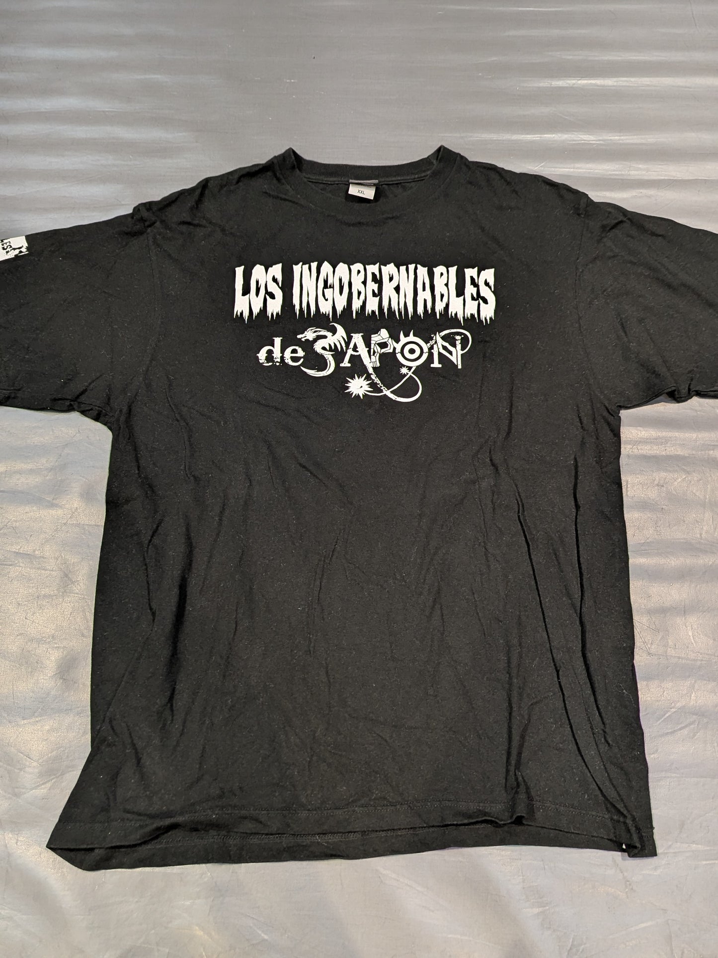 L.I.J. T-shirt (12) (Black× White)