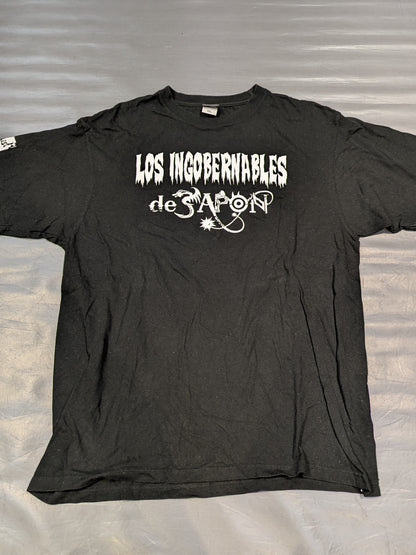 L.I.J. T-shirt (12) (Black× White)
