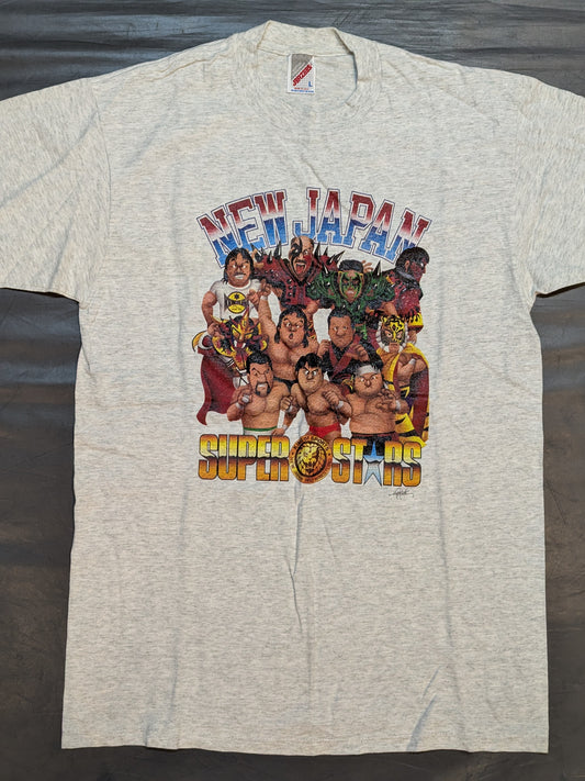 NEW JAPAN SUPER STARS Nagatoshi Sakai Illustration T-shirt