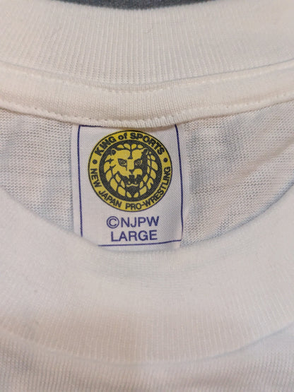 ★BATTLE FORMATION '96★ Jushin Thunder Liger vs Mr. The Great Sasuke  Nagatoshi Sakai  Illustration T-shirt (IWGPJr. fighters rights match)