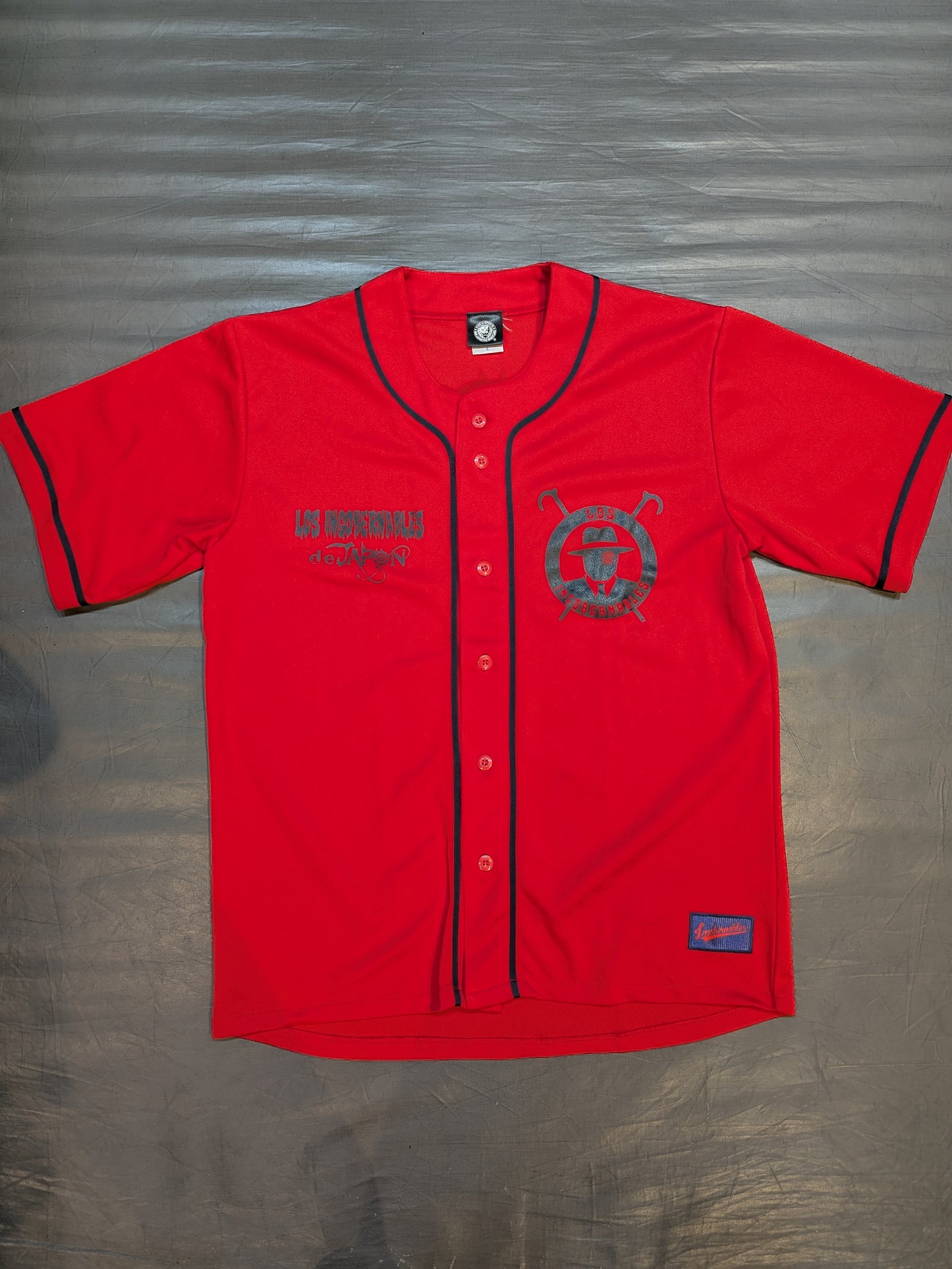 Tetsuya Naito Baseball Shirt (3) (Red× Navy)