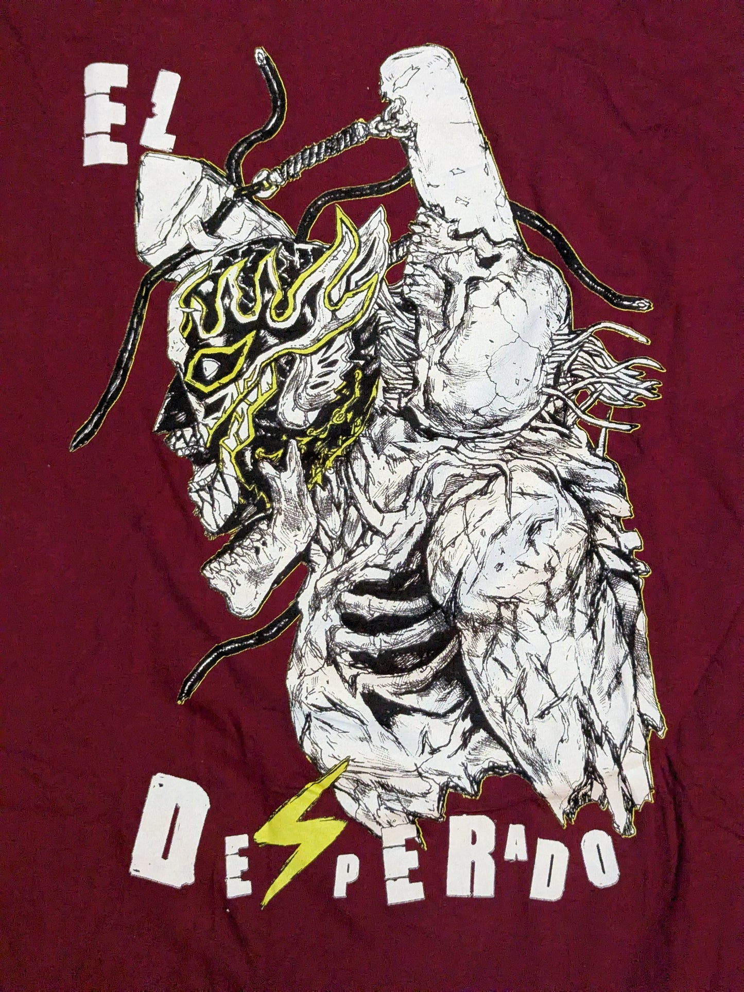 エル・デスペラード×林田球 コラボTシャツ(ダークレッド)