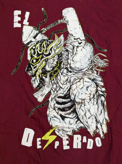 エル・デスペラード×林田球 コラボTシャツ(ダークレッド)