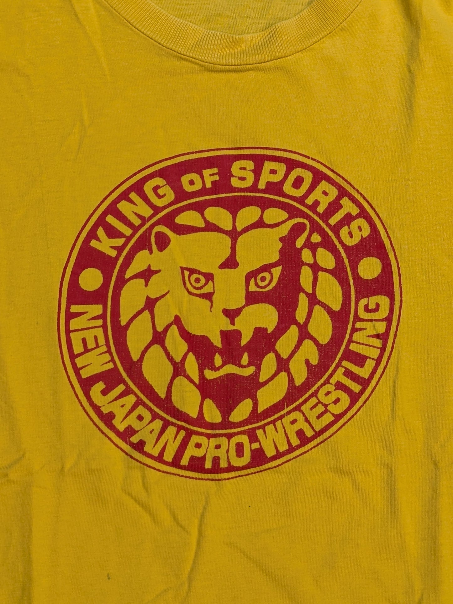 Lion Mark  T-shirt (Yellow×Red)