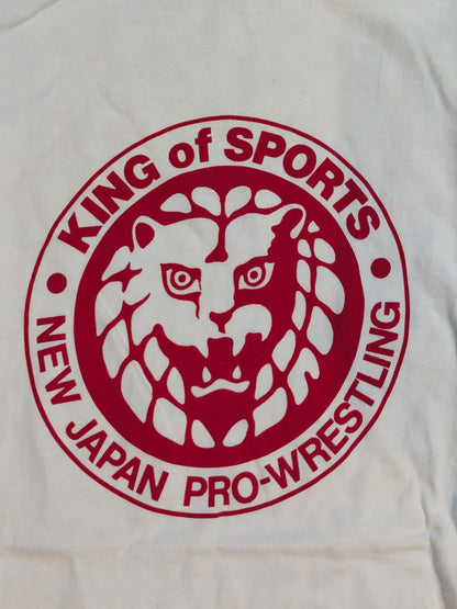 Lion Mark  Raglan T-shirt (1) (White×Red)