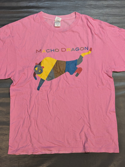 マッチョ・ドラゴン Tシャツ(ピンク)