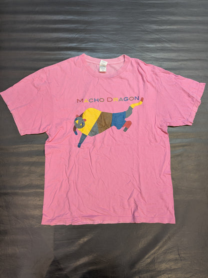 マッチョ・ドラゴン Tシャツ(ピンク)