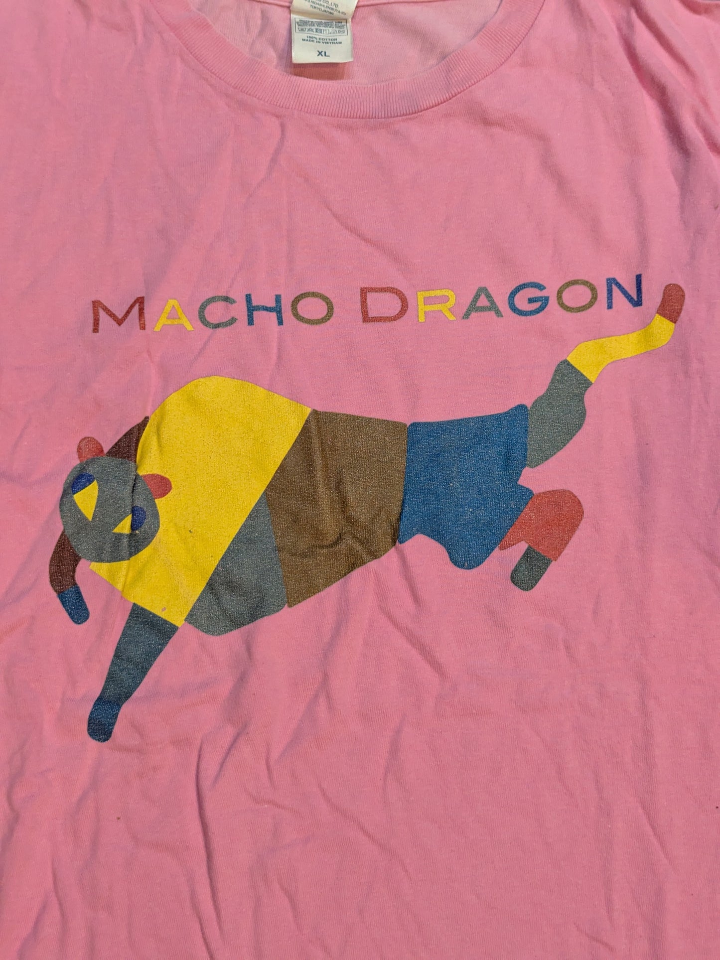 マッチョ・ドラゴン Tシャツ(ピンク)