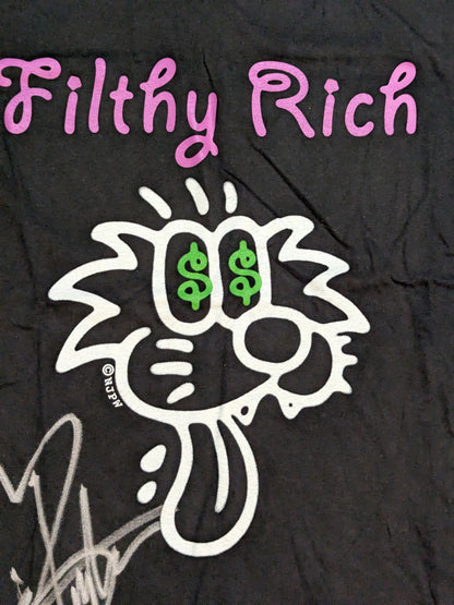 【直筆サイン入り】オカダ・カズチカ「Filthy Rich」Tシャツ