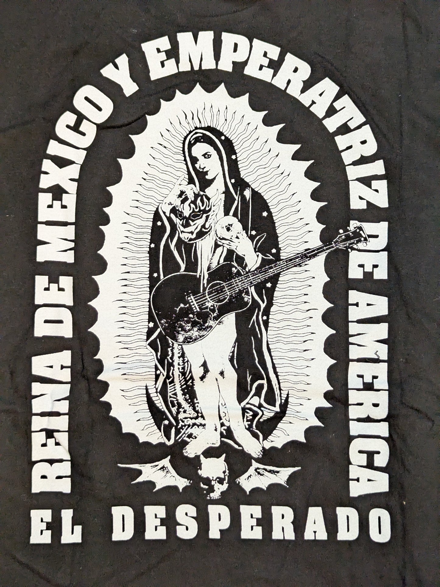 エル・デスペラード「ESTILO MEXICO」Tシャツ(ブラック×ホワイト)