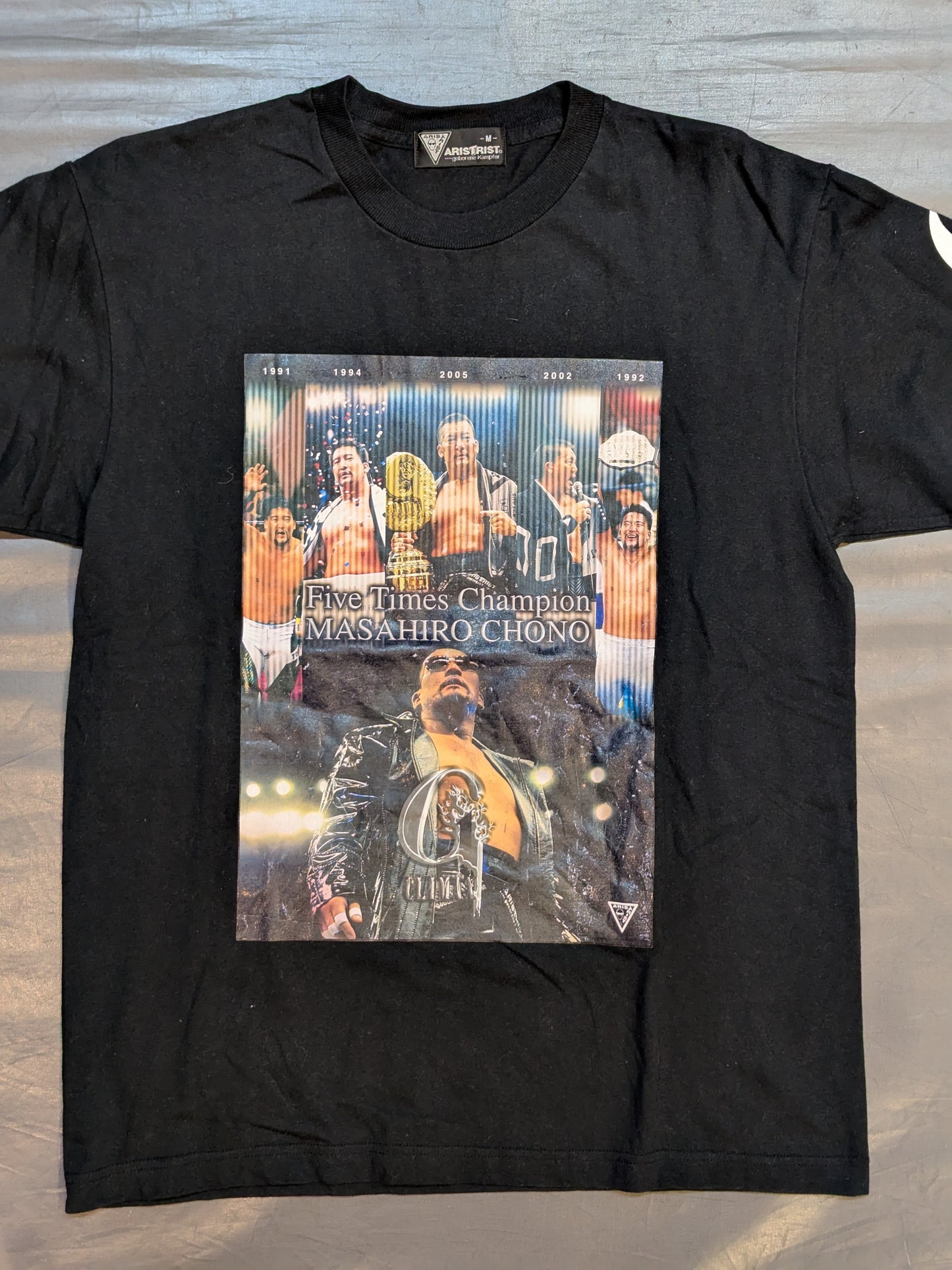 Masahiro Chono "Five Times Champion" Photo T-Shirt