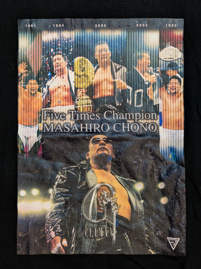 Masahiro Chono "Five Times Champion" Photo T-Shirt