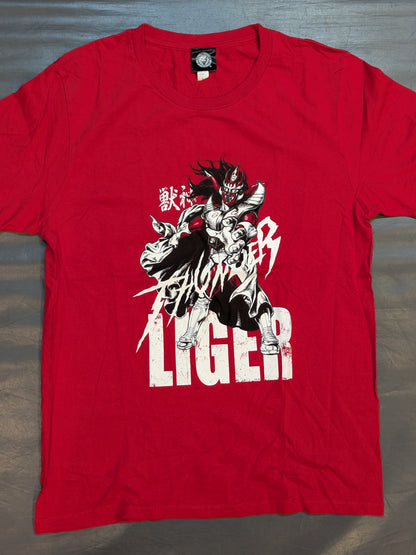 獣神サンダー・ライガー「THUNDERBOLT」Tシャツ①
