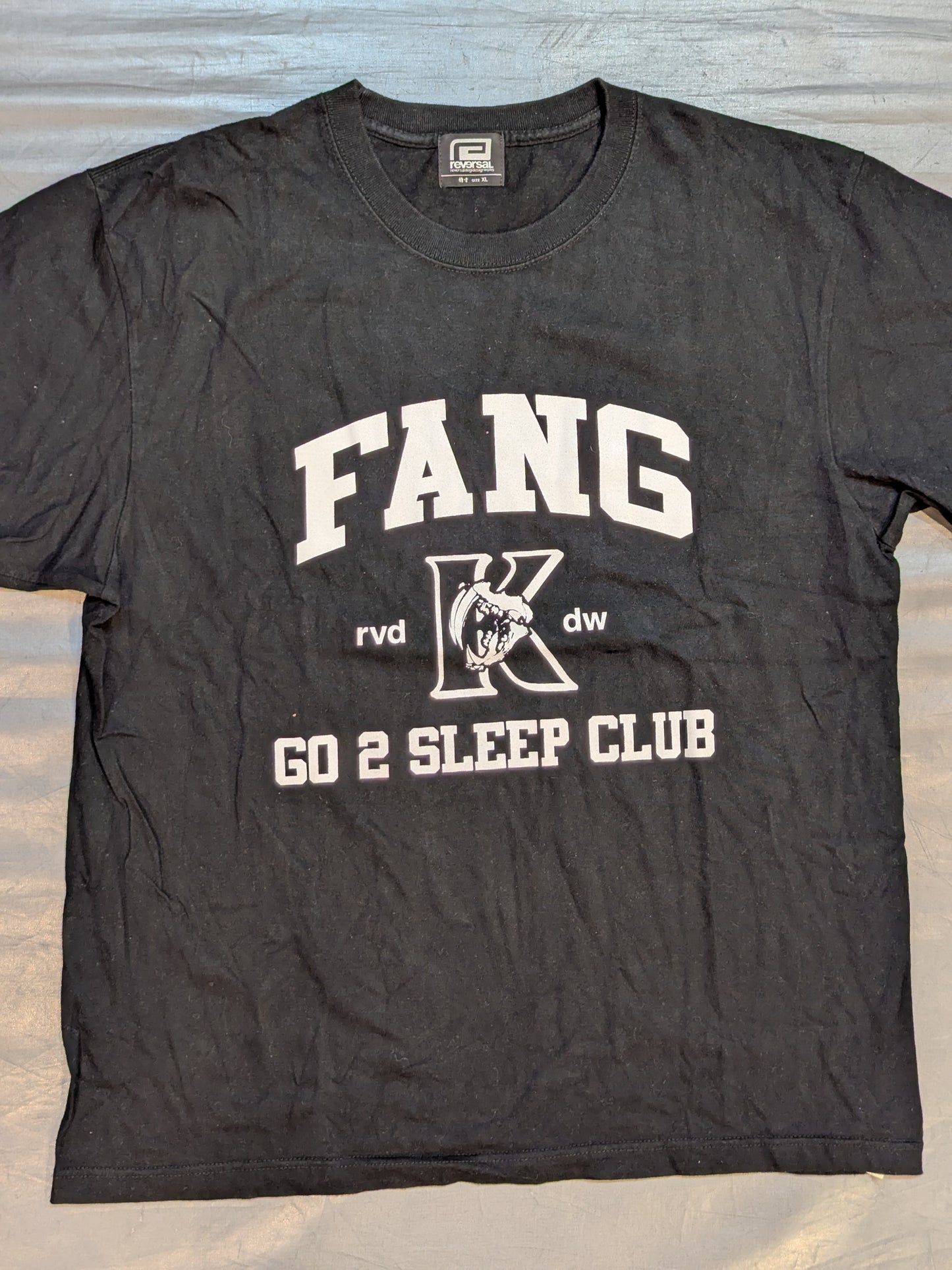 KENTA「FANG K」Tシャツ(ブラック×ホワイト)