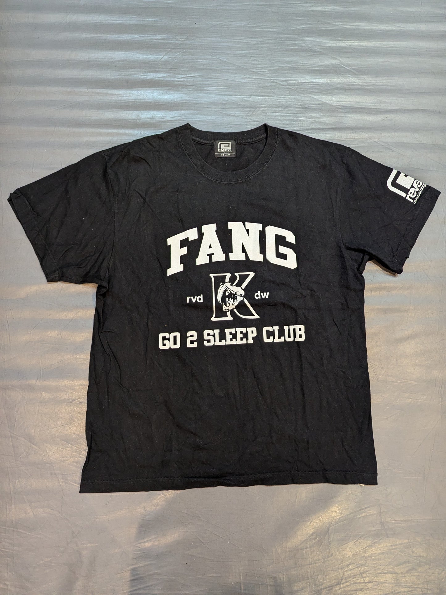 KENTA「FANG K」Tシャツ(ブラック×ホワイト)