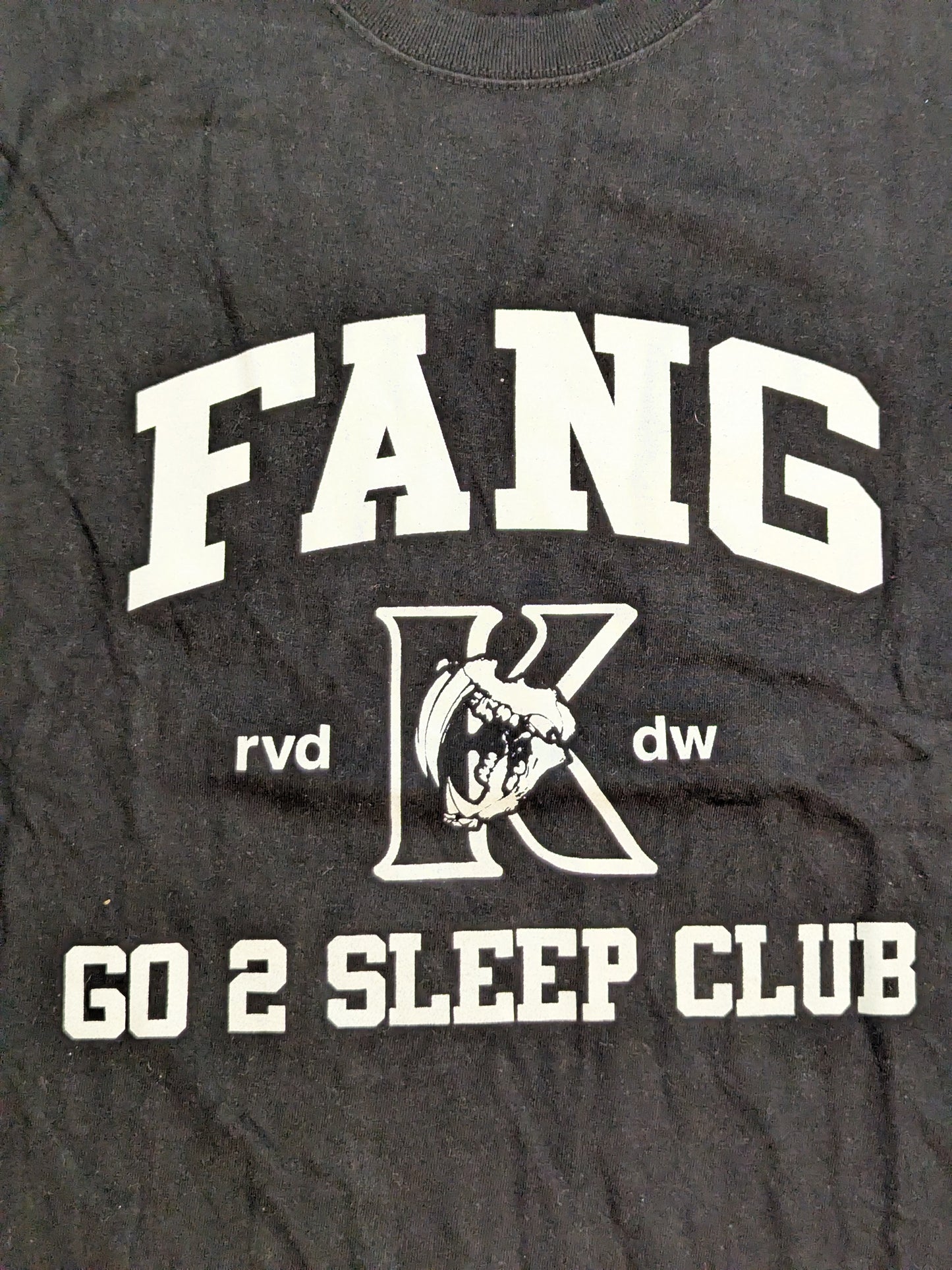 KENTA「FANG K」Tシャツ(ブラック×ホワイト)