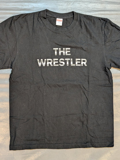 柴田勝頼「THE WRESTLER」Tシャツ③(ブラック×リフレクタープリント)