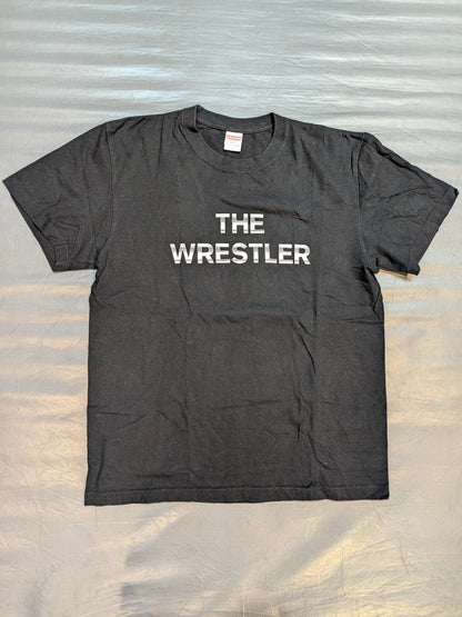 柴田勝頼「THE WRESTLER」Tシャツ③(ブラック×リフレクタープリント)