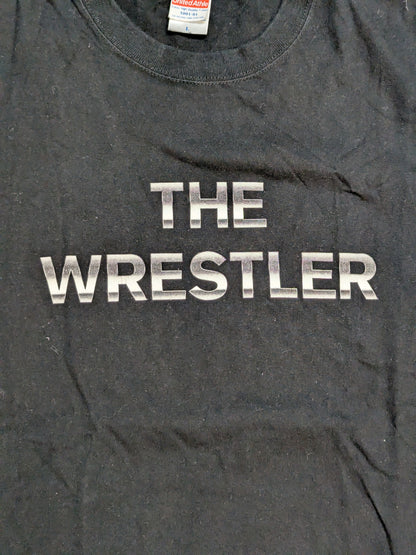 柴田勝頼「THE WRESTLER」Tシャツ③(ブラック×リフレクタープリント)