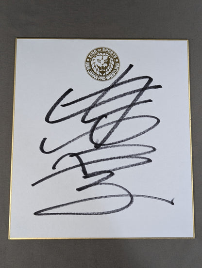 Manabu Nakanishi (Lion Mark ) Shikishi ( Autograph board ) )