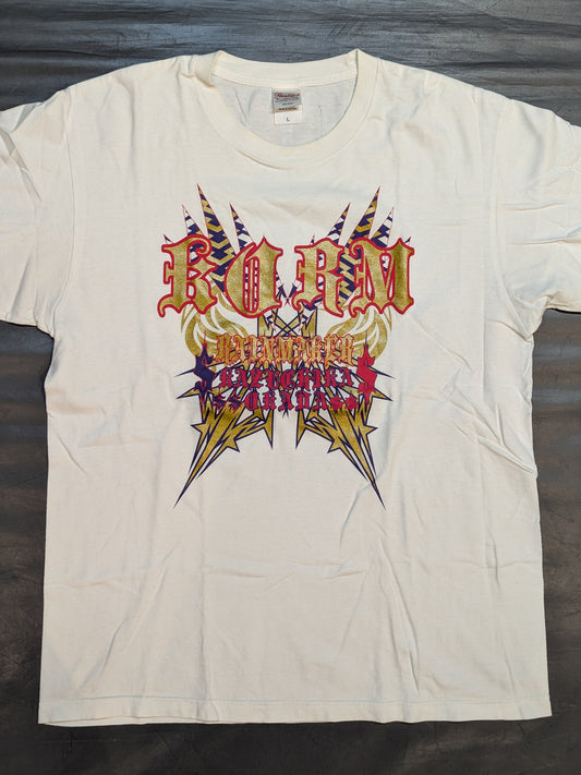 オカダ・カズチカ×ガッツ・ダイナマイト・キャバレーズ コラボTシャツ(ホワイト)