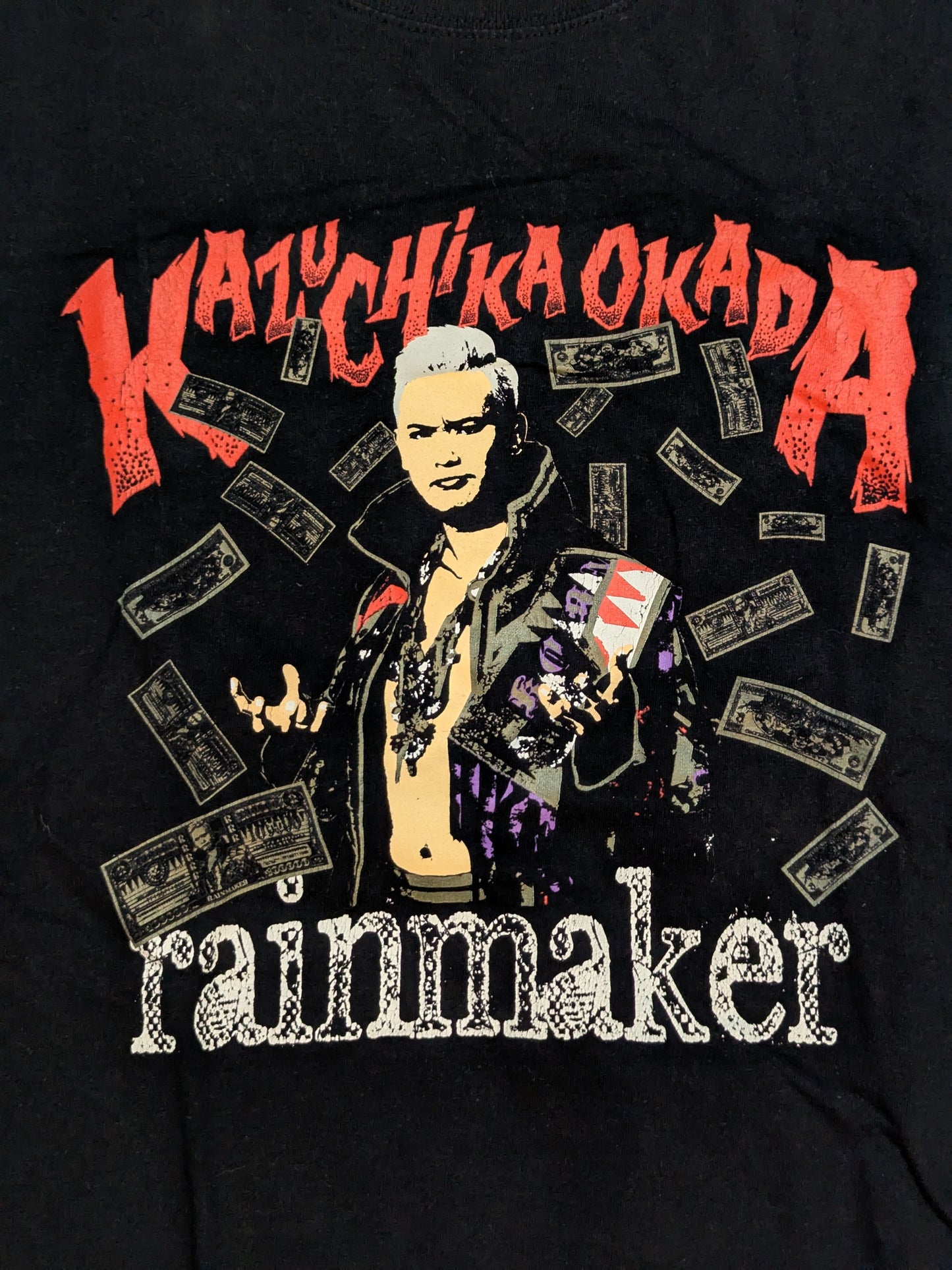 オカダ・カズチカ レインメーカーTシャツ