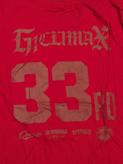 Hiroshima Toyo Carp × Tetsuya Naito "BATTER NAITO" Collaboration T-Shirt (1) (Red)