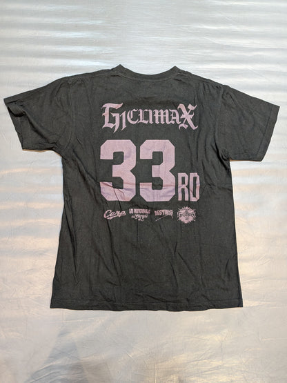 Hiroshima Toyo Carp × Tetsuya Naito "BATTER NAITO" Collaboration T-Shirt (2) (Black)