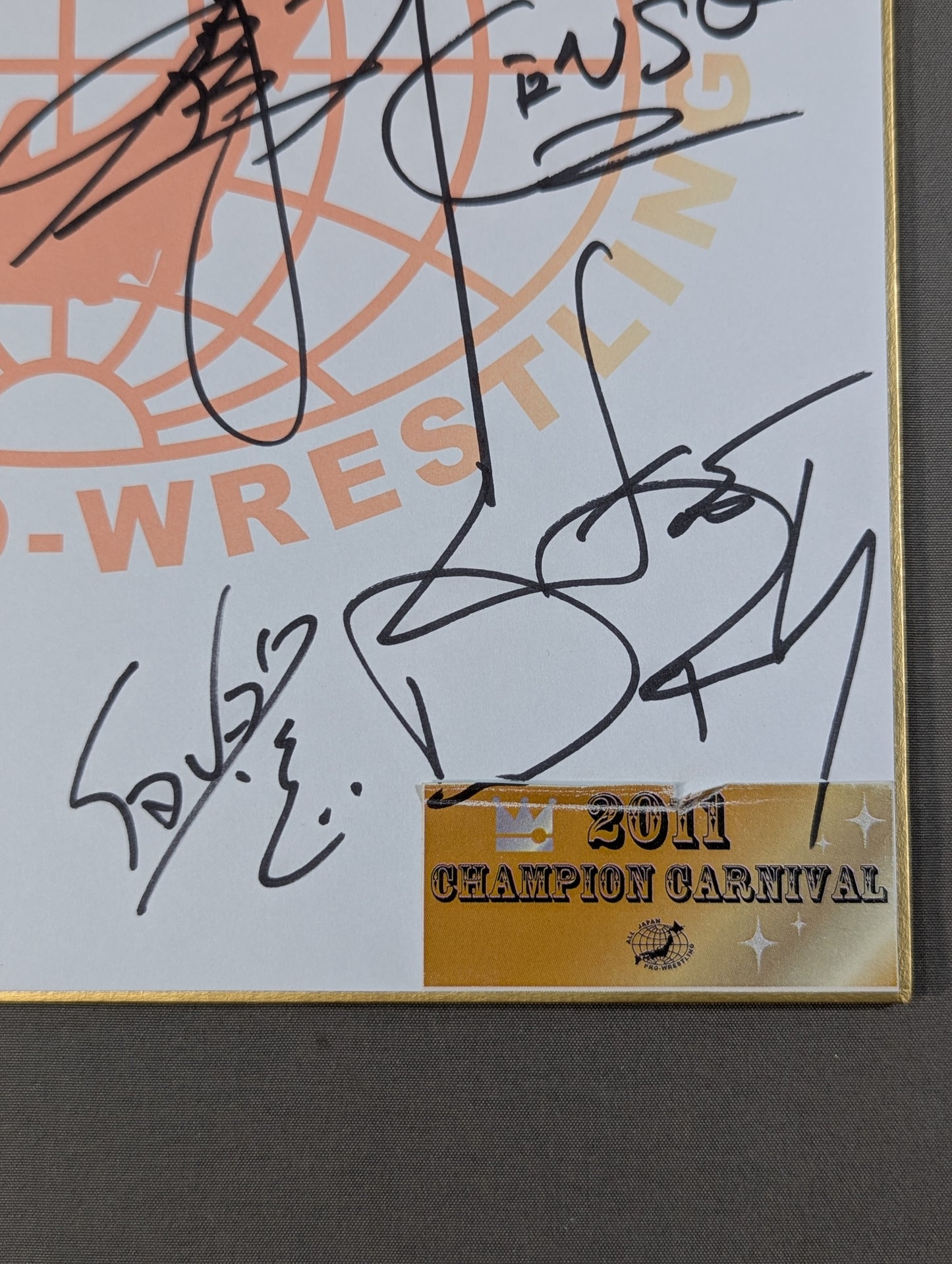 ★2011 Carnival ★ of Champions (All fighters  (Japan Pro Wrestling  exclusive Shikishi ( Autograph board ) )