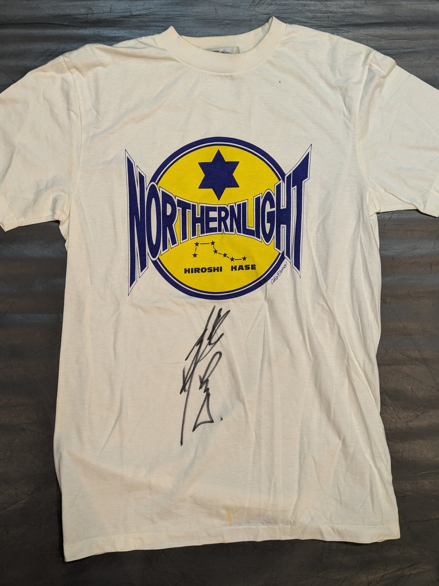【直筆サイン入り】馳浩「NORTHERN LIGHT」Tシャツ