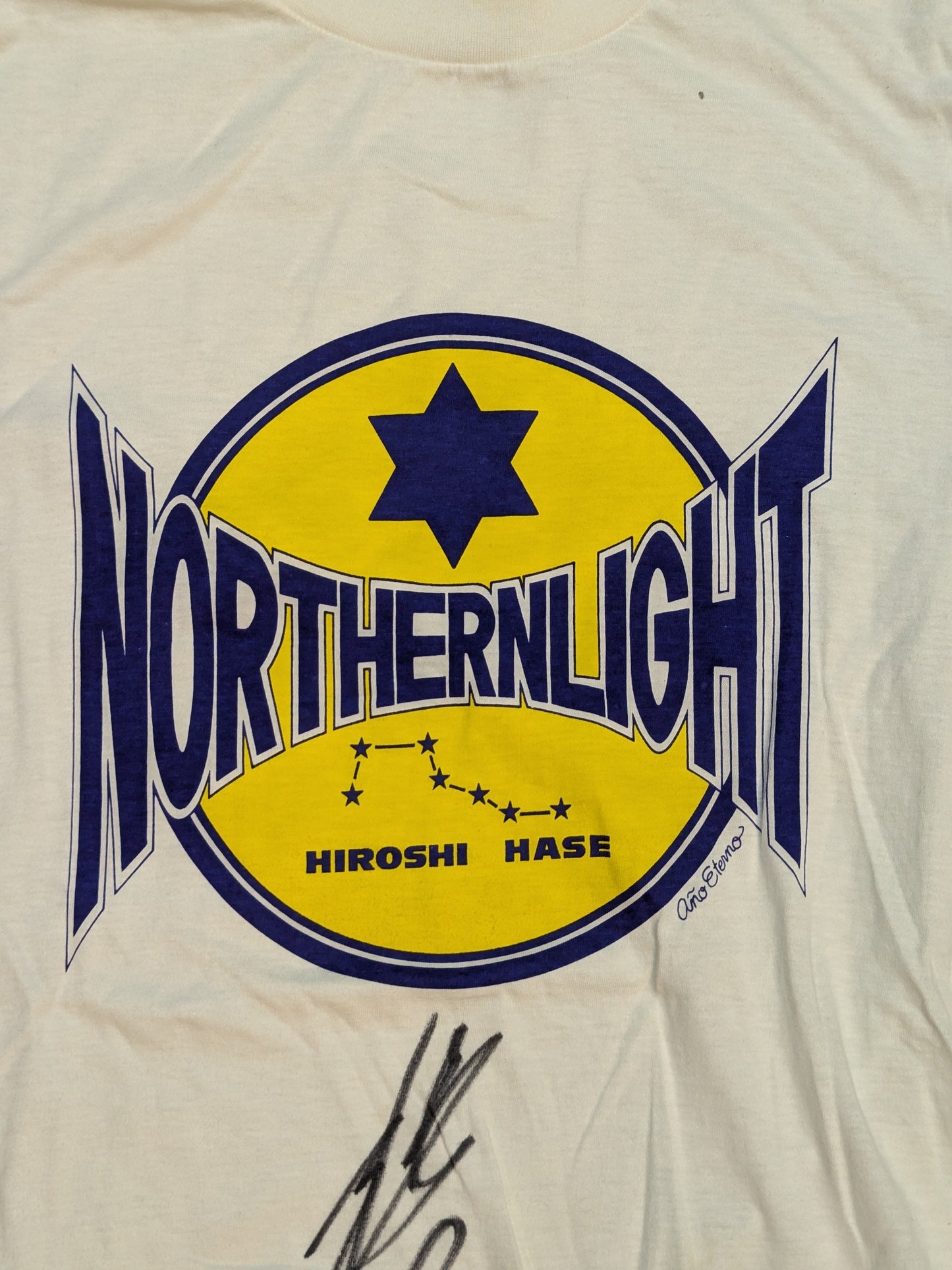 【直筆サイン入り】馳浩「NORTHERN LIGHT」Tシャツ