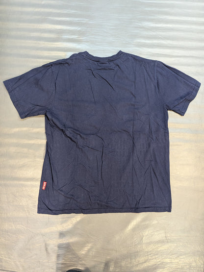 Hiroshi Tanahashi × Shimamura T-shirt (2) (Navy)