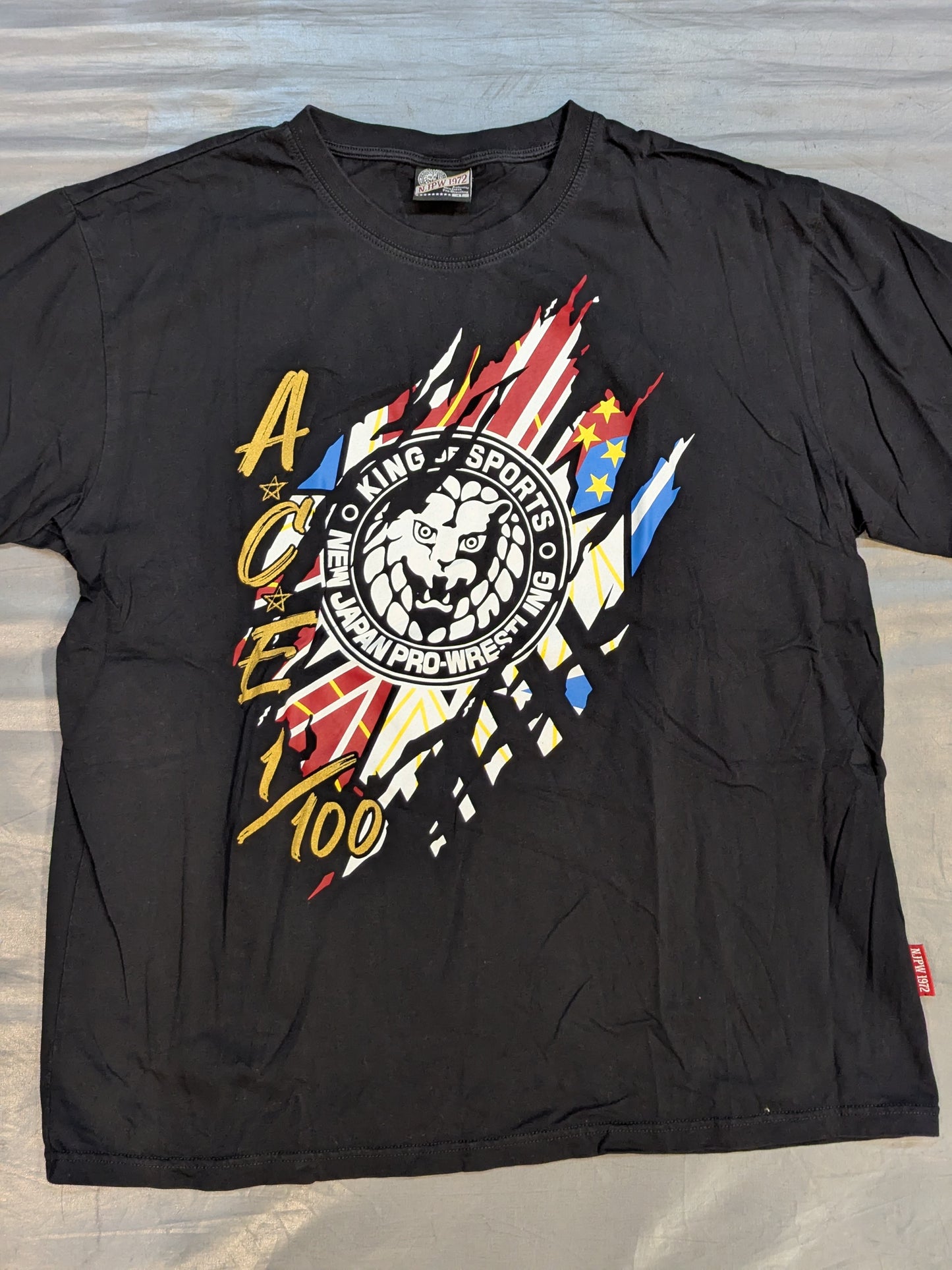 棚橋弘至×しまむら Tシャツ③(ブラック)