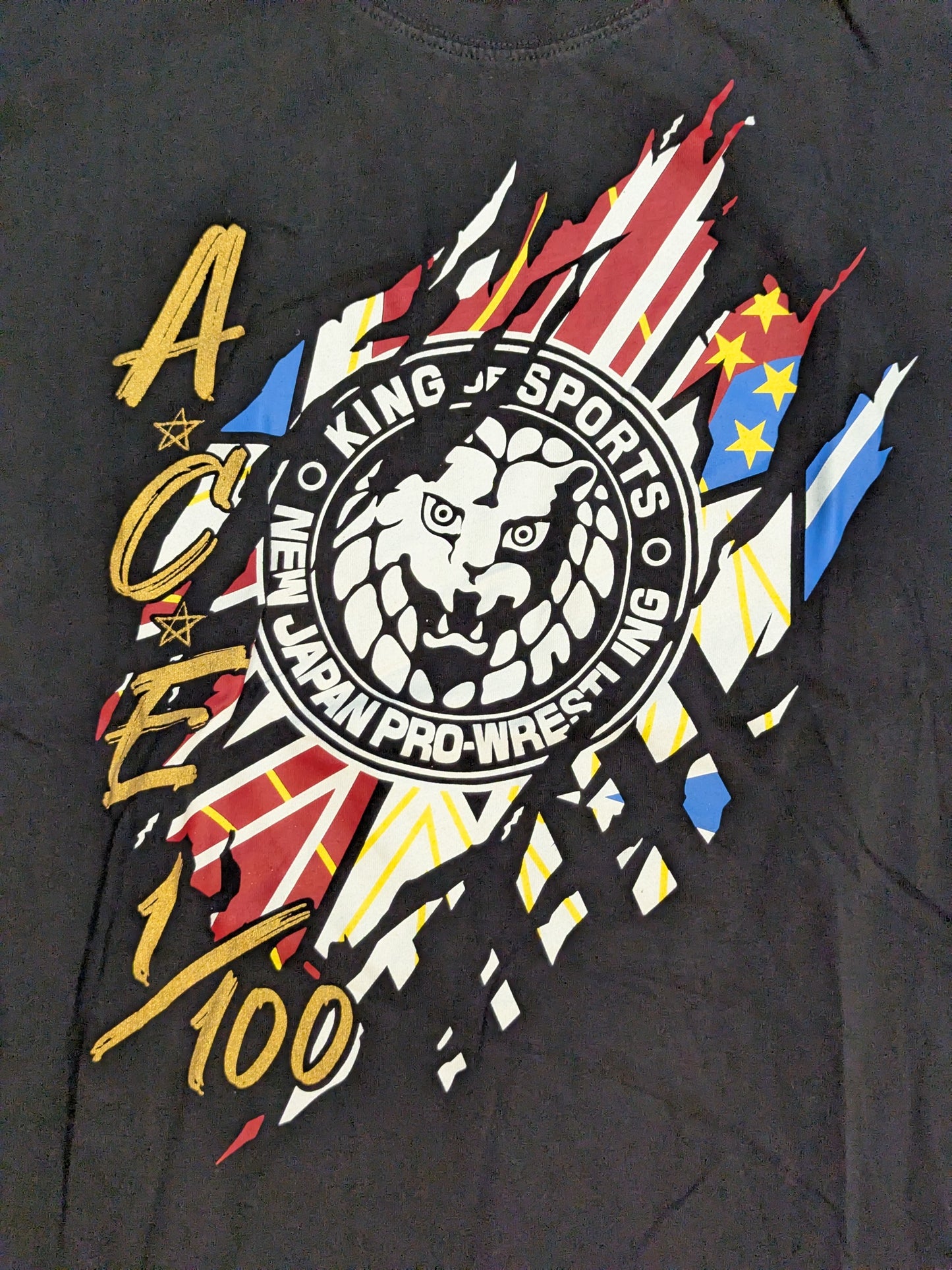 棚橋弘至×しまむら Tシャツ③(ブラック)