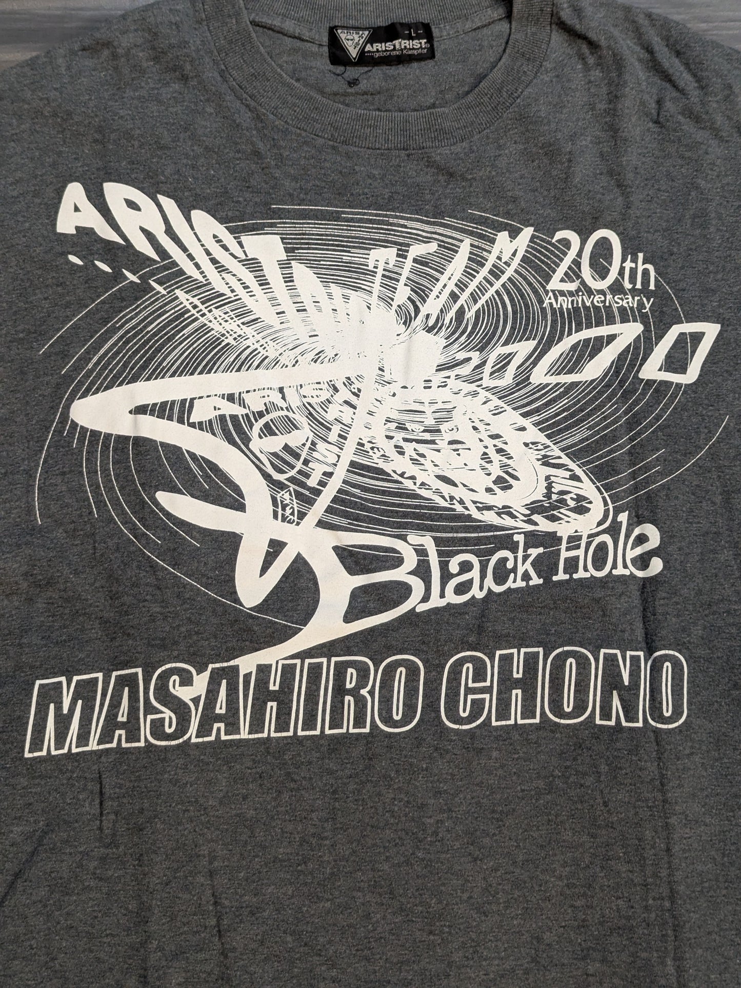 ARISTRIST 蝶野正洋「20th Anniversary」Tシャツ(グレー)