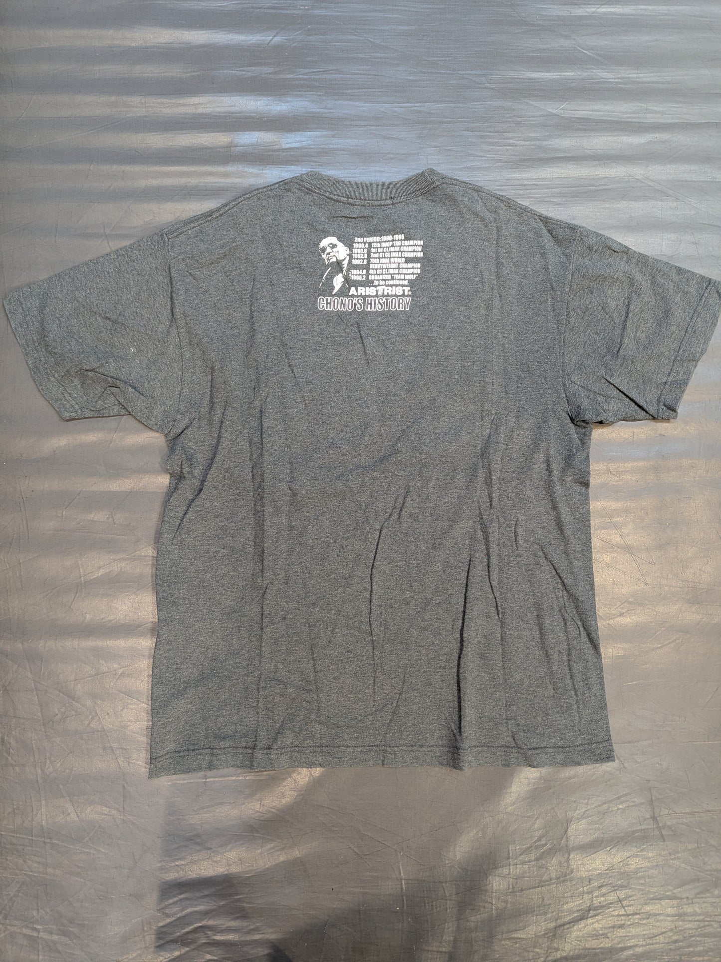 ARISTRIST 蝶野正洋「20th Anniversary」Tシャツ(グレー)