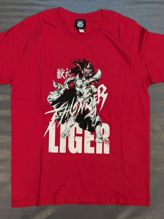 獣神サンダー・ライガー「THUNDERBOLT」Tシャツ②