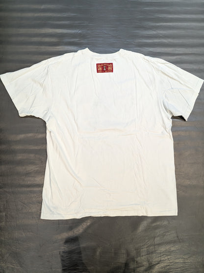 Hiroshi Tanahashi × Guts Dynamite Cabarleys Collaboration T-Shirt (White)
